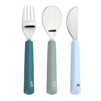 Lot de 3 Couverts Tiny Team, Dog