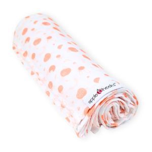 Grand lange bébé en double gaze de coton bio Barbapa Pom'