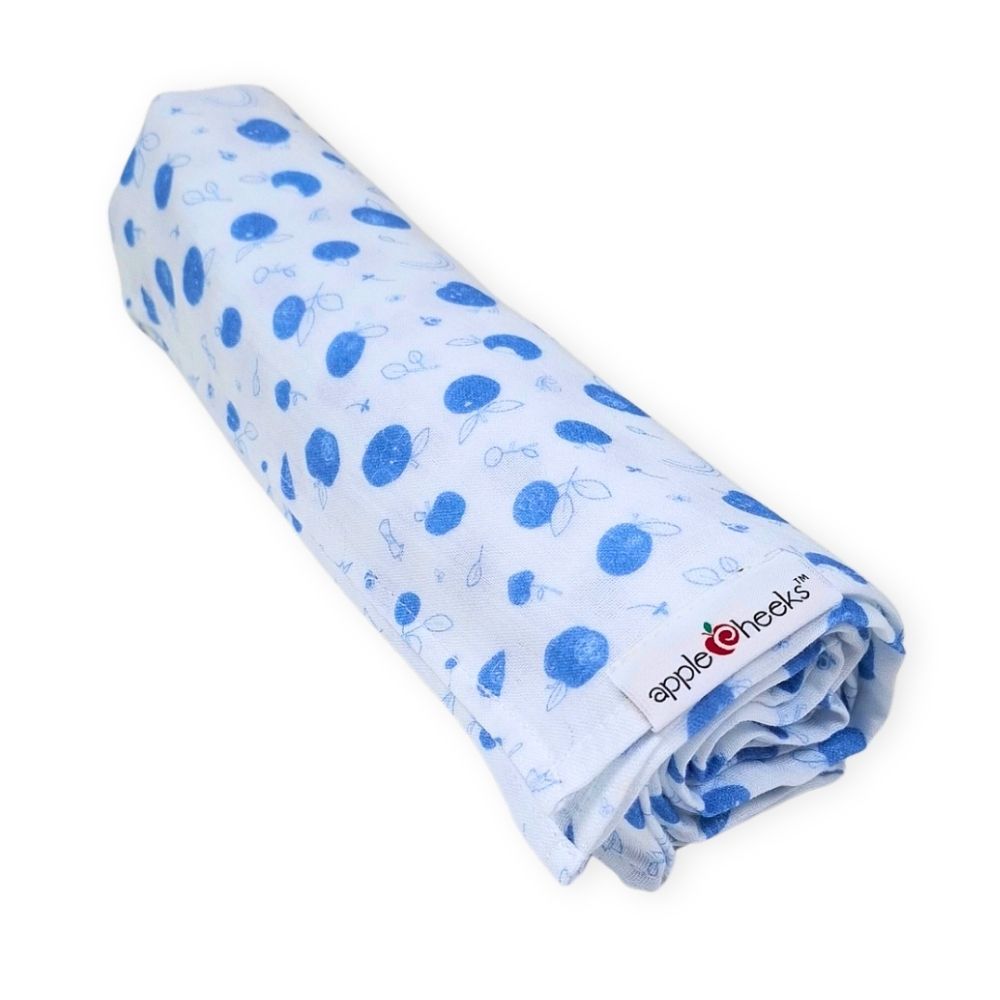 Grand lange bébé en double gaze de coton bio SaperliPom'pette