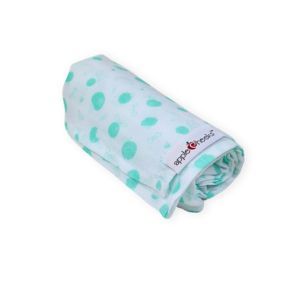 Lange bébé en double gaze de coton bio Pom'pompidou