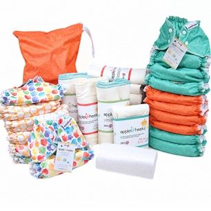 PACK COMPLET Couches Lavables - TE2 - Taille Unique (2.8-16kg)