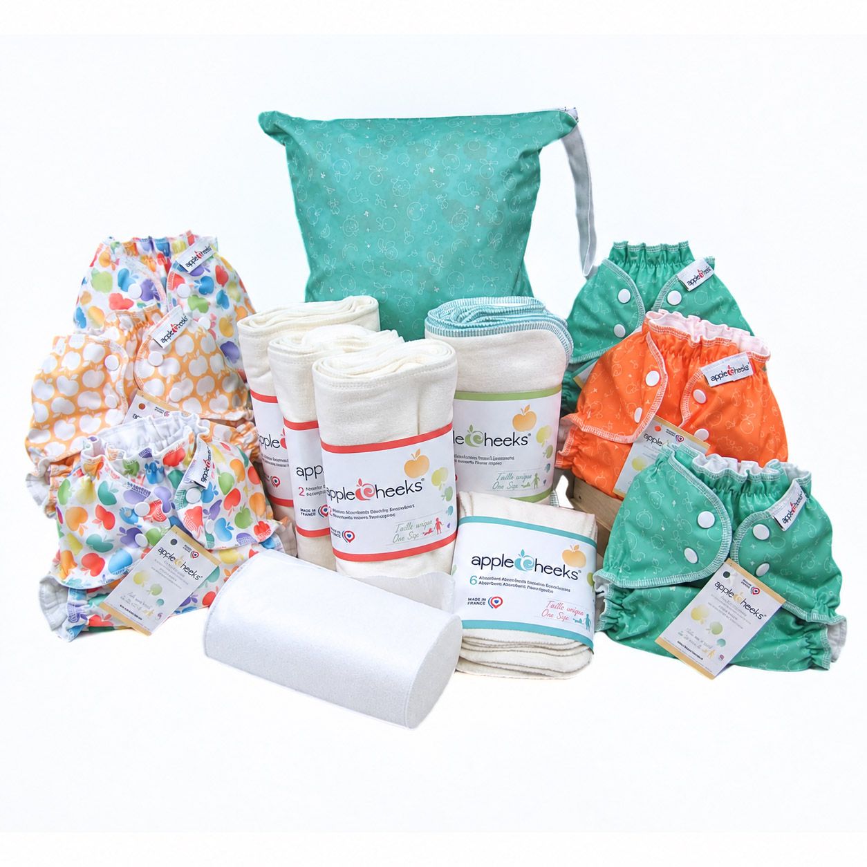 PACK DE DEPART Couches Lavables - TE2 - Taille Unique (2.8-16kg)