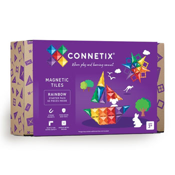 Jeu de construction magnétique Starter Pack - 60 pièces
