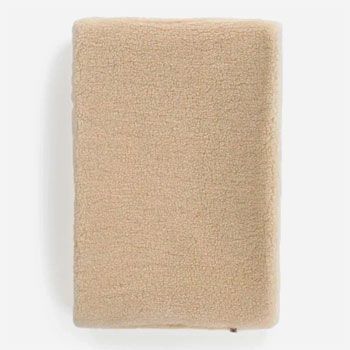 Drap housse bébé en laine mérinos 60 x 120 cm - Beige