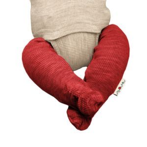 Chaussons évolutifs en laine mérinos Aurora Red