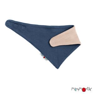 Bandana évolutif en laine mérinos Moondust Blue