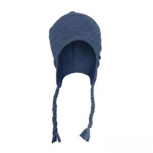 Bonnet en laine mérinos Moondust Blue