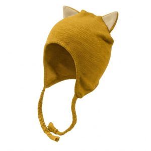 Bonnet Chaton ajustable en pure laine mérinos Golden Star
