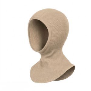 Cagoule ajustable en laine mérinos Toasted Coconut