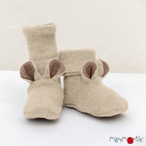 Chaussons Teddy en laine Toasted Coconut