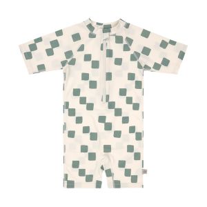 Combinaison manches courtes anti UV Damier