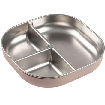 Assiette compartimentée en inox micro-ondable - Cotton Candy