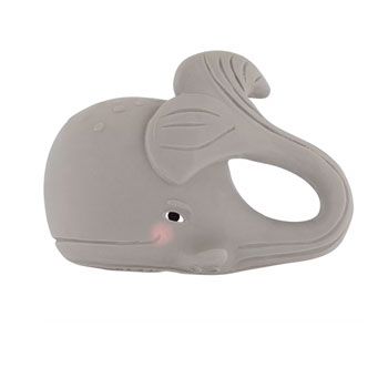 Anneau de dentition en caoutchouc naturel Baleine
