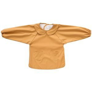 Bavoir-tablier imperméable manches longues 6-24 mois Camel