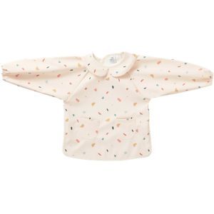 Bavoir-tablier imperméable manches longues 6-24 mois Terrazzo