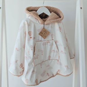 Poncho ciré évolutif imperméable Montgolfières 12-36 mois