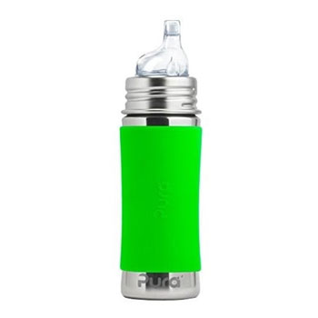 Biberon à bec en inox 325 ml - Green