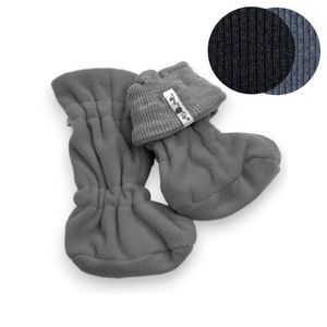 Chaussons de Portage ajustables en laine/polaire Moondust Blue
