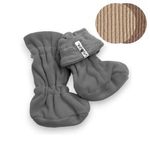 Chaussons de Portage ajustables en laine/polaire Artic Callisto Moon
