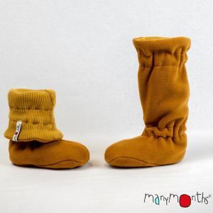 Chaussons de Portage ajustables en laine/polaire Golden Star