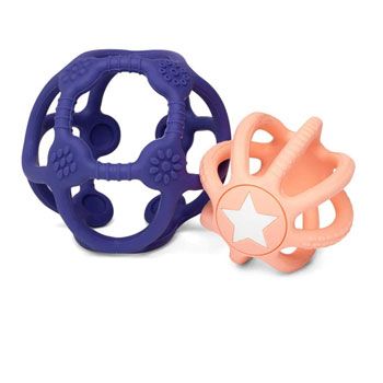 Lot de 2 Flexi Balles - Bleu et Rose