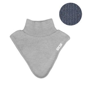 Col à enfiler évolutif en laine mérinos Moondust Blue