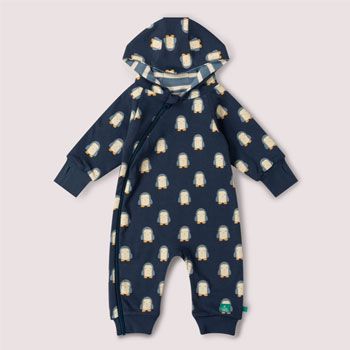 Combinaison Réversible en coton biologique - Penguins