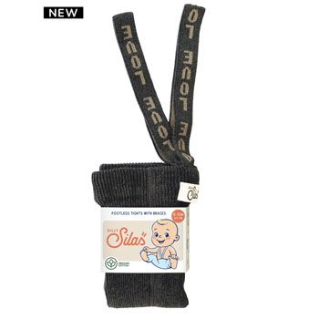 Collant sans pied à bretelles - Dark Grey