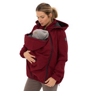 Veste Softshell de Grossesse et de Portage Enigma - Bordeaux