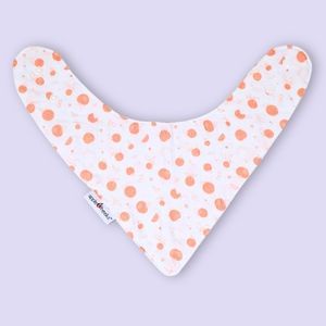Bavoir bandana 0-2 ans en double gaze de coton bio Barbapa Pom'