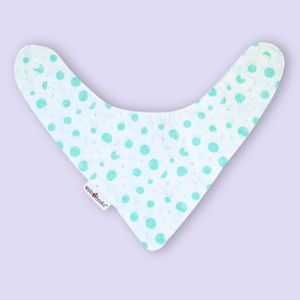 Bavoir bandana 0-2 ans en double gaze de coton bio Pom'pompidou