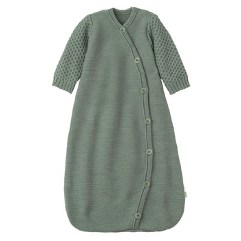 Gigoteuse avec manche en laine merinos Jade Taille 1