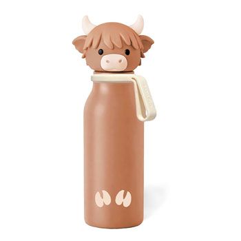 Gourde en inox isotherme 400 ml - Vache