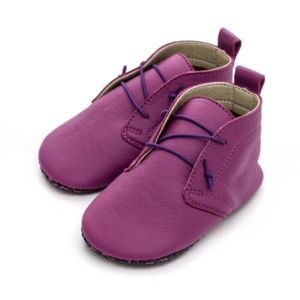 Chaussures en cuir souple antidérapante Uban Fuchsia
