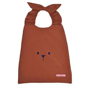 Bavoir élastique Ourson brun