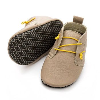 Chaussures en cuir souple antidérapante Urban Latte