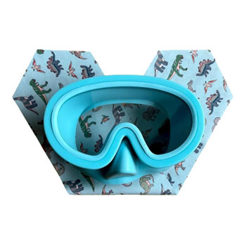 Masque de plongée bandeau Dino 5 -12 ans