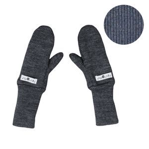 Moufles évolutives en laine Mérinos Moondust blue