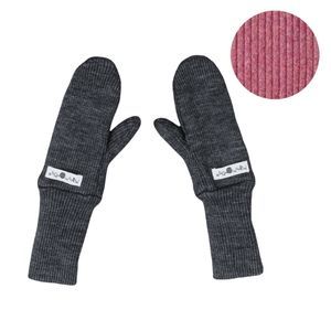 Moufles évolutives en laine Mérinos Nebula Pink