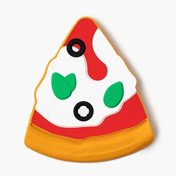 Hochet de dentition - Pizza