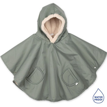 Poncho évolutif imperméable Green 9-36 mois