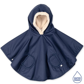 Poncho évolutif imperméable Navy 9-36 mois