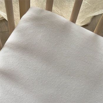 Protège matelas bébé flanelle de coton bio 60 X 120 cm