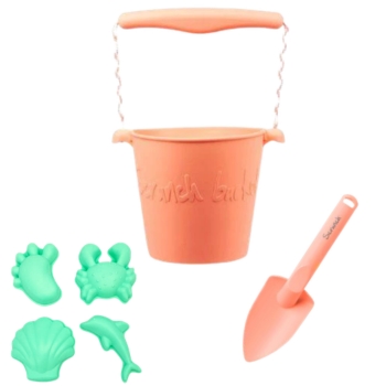 Set de plage en silicone souple Peach