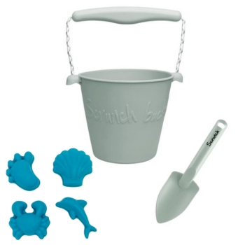 Set de plage en silicone souple Sage Green