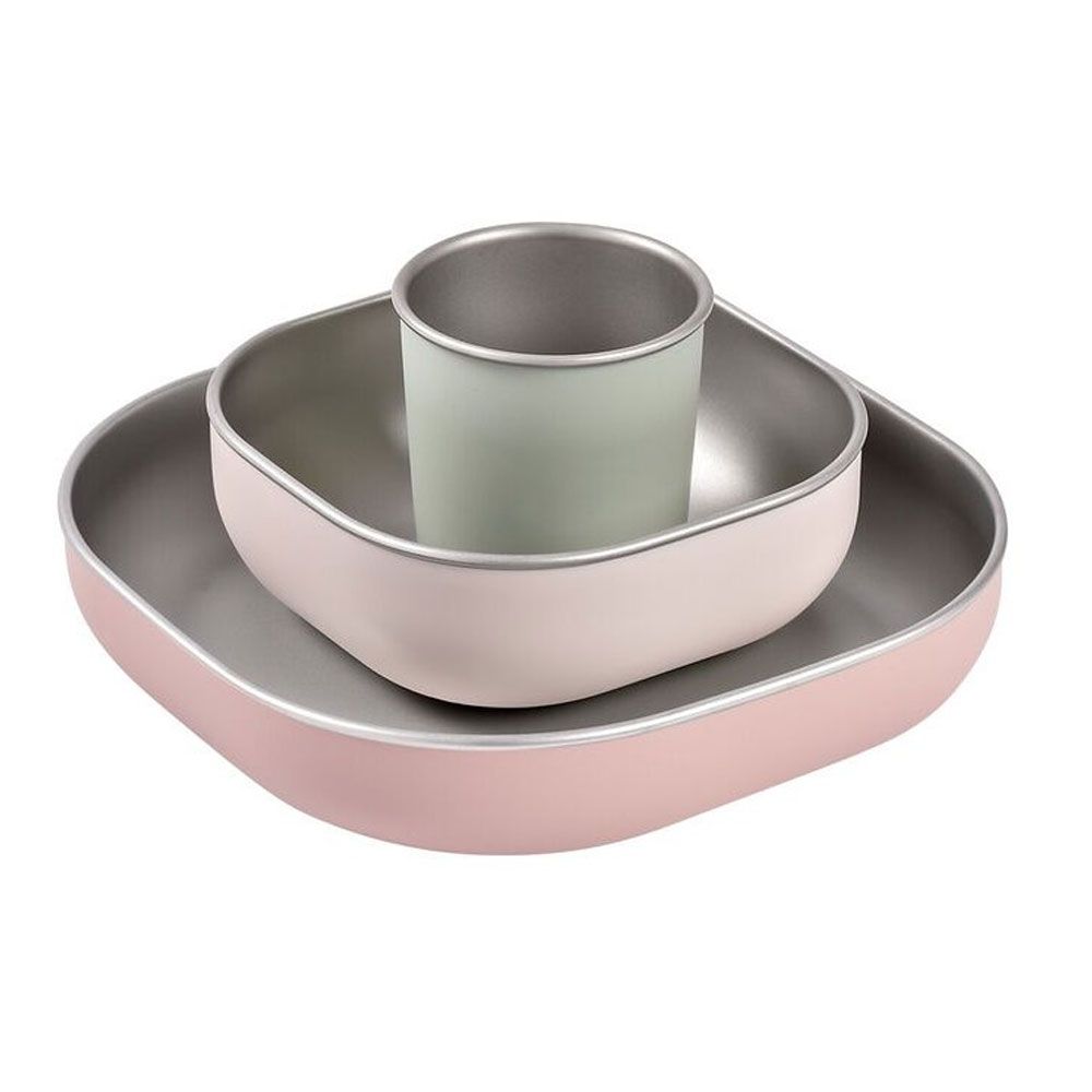 Coffret repas en inox micro-ondable - Barbe à papa