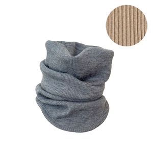 Snood en laine mérinos Toasted coconut