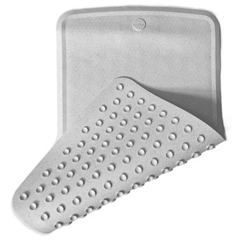 Tapis de bain antidérapant en caoutchouc naturel Marbre