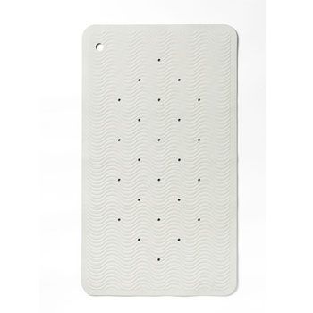 Tapis de bain rectangle antidérapant 39.5cm x 69.5cm en caoutchouc Marble