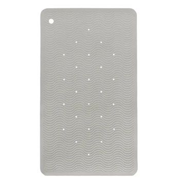 Tapis de bain rectangle antidérapant 39.5cm x 69.5cm en caoutchouc Marble